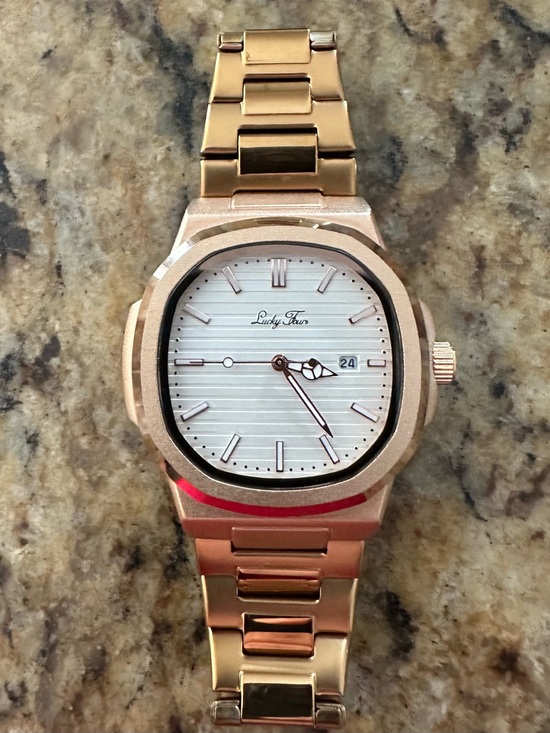 Lucky Fours Other - ⌚️⏱️ Men’s Lucky Fours Rose Gold Wraith Model Watch with White Dial